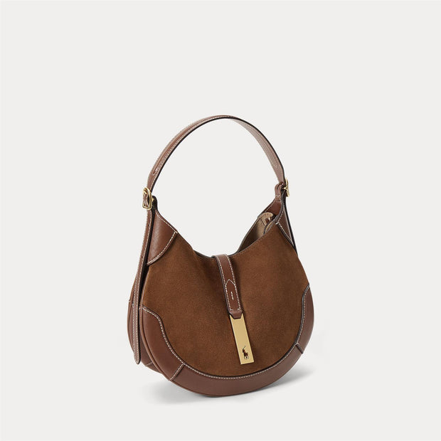 Brun Melert Small Shoulder Bag