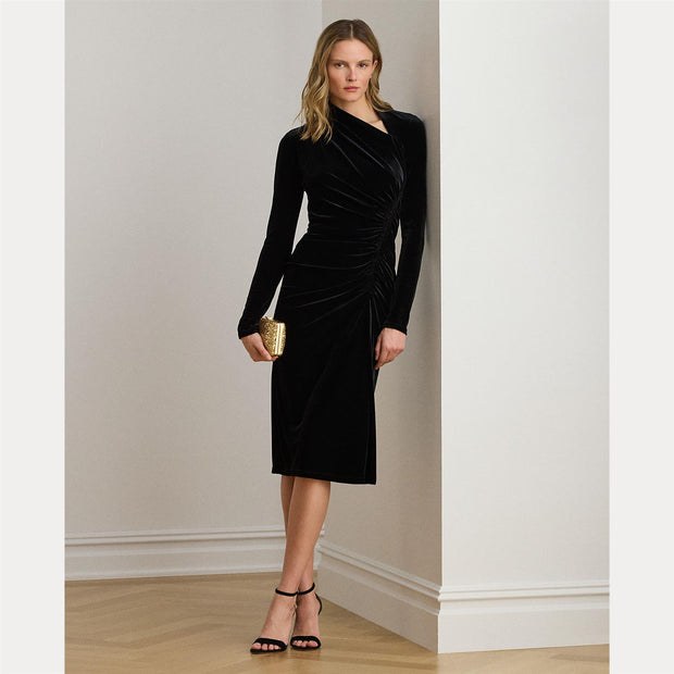 Black Velvet Felrad Day Dress
