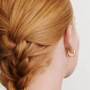 Elda Spike Hoop Earrings