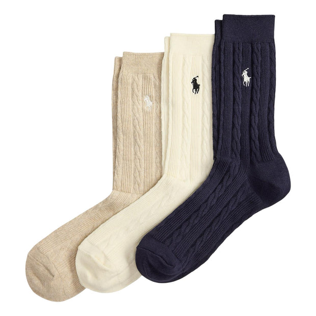 Multi Classic Crew Sock 3 Pack - Stilshoppen