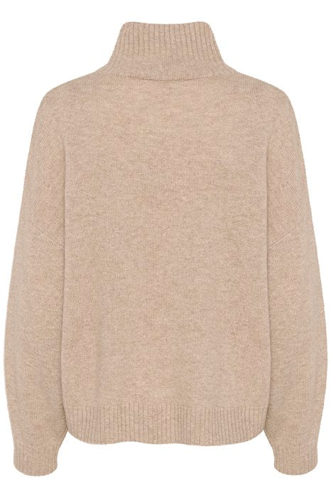 Beige CasiaGZ high neck pullover - Stilshoppen