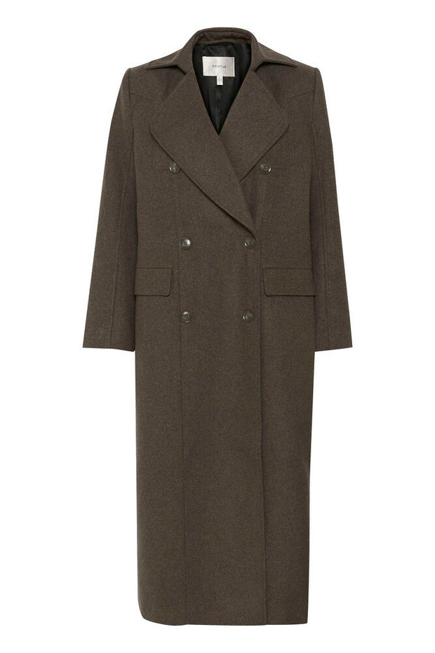 Brun GZzinka long coat - Stilshoppen