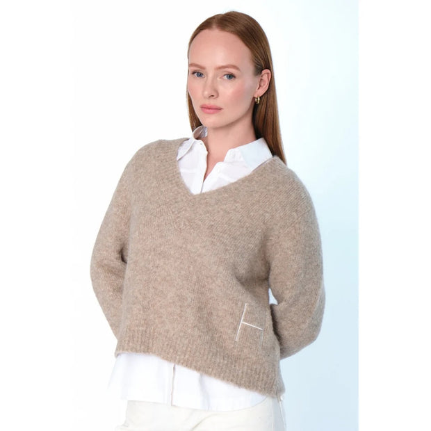 Beige Pernille Sweater - Stilshoppen