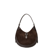 Brun Polo ID Suede-Leather Small Shoulder Bag - Stilshoppen