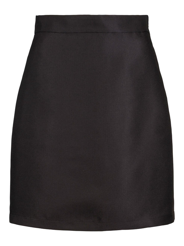 Sort Structure Skirt - Stilshoppen