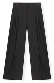 Heavy Cotton Tailoring Mid Waist Pants - Stilshoppen