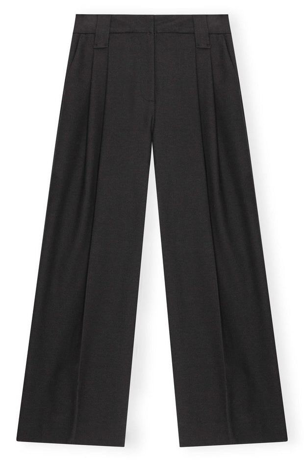Heavy Cotton Tailoring Mid Waist Pants - Stilshoppen