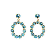 Ocean Blue Camilla Swarovski ørepynt - Stilshoppen