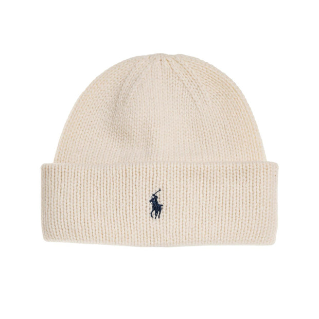 Cream Merino Wool Beanie - Stilshoppen