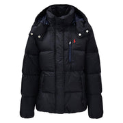 Navy Water-repellent Quilted Down Jacket