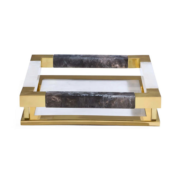 Sort/Hvit Mustique Tray