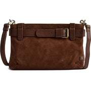Brun Suede Clutch