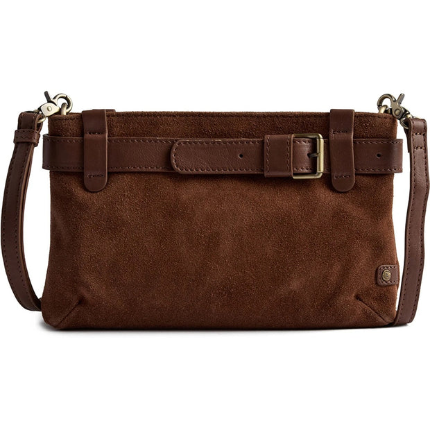 Brun Suede Clutch