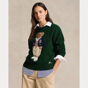 Grønn Polo Bear wool cashmere sweater - Stilshoppen
