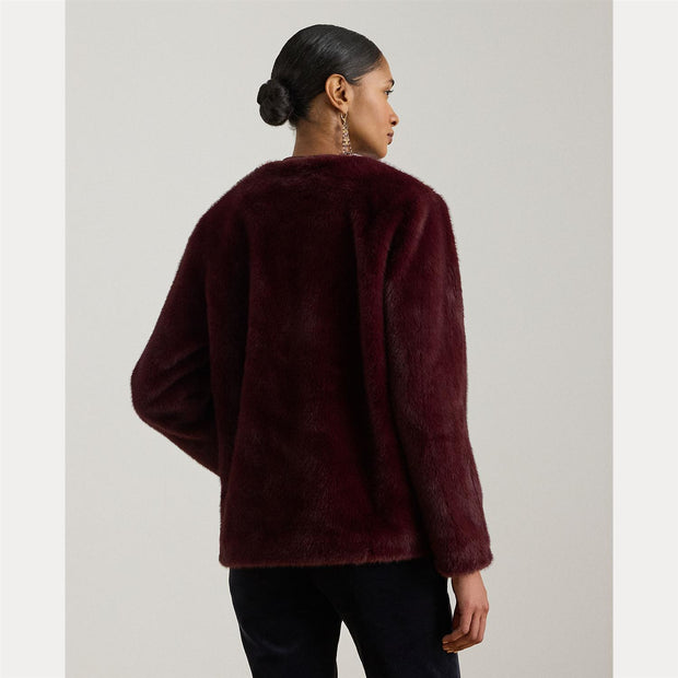 Faux Fur Lined Coat - Stilshoppen