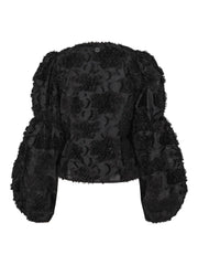 Sort Fashion Zip Blouse - Stilshoppen