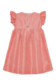 Crinkled Taffeta Frill Mini Dress