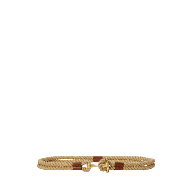 Rope Anchor-Toggle skinny Belt - Stilshoppen