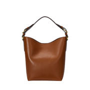Brun Leather Medium Witley Bucket Bag - Stilshoppen
