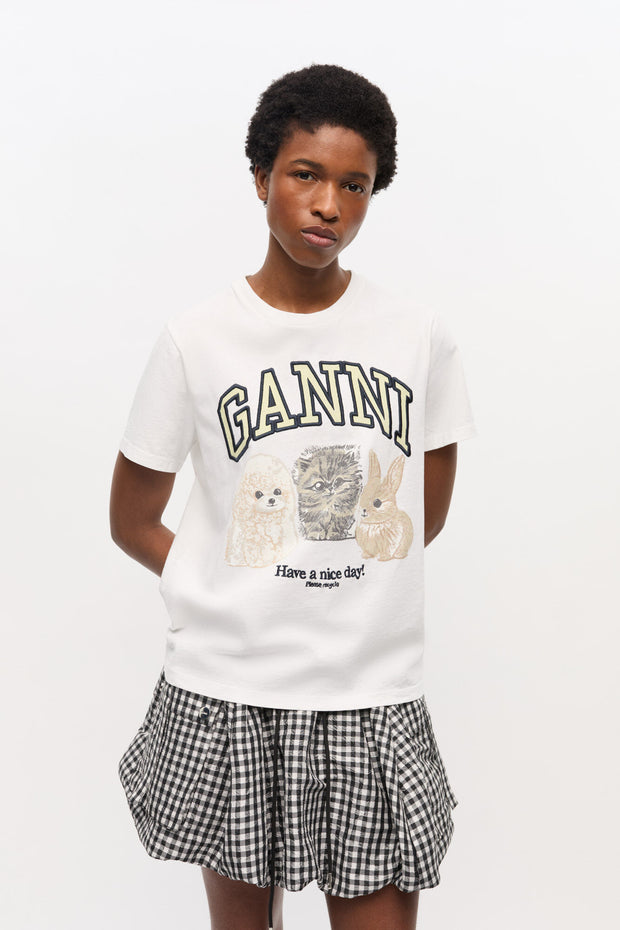 Basic Cotton Animals T-shirt