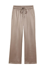 Ganja Taupe Satin Pant - Stilshoppen