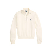 Cream Fleece Quarter Zip