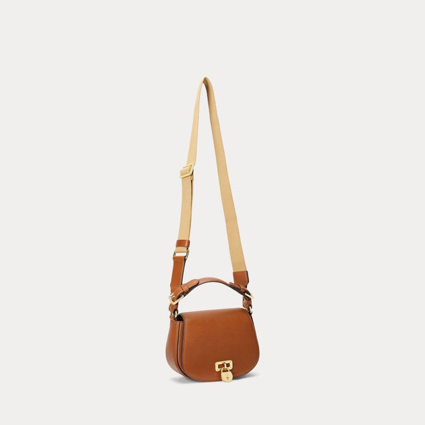 Cognac  Medium Tanner Crossbody Bag - Stilshoppen