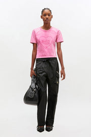 Hot Pink Heart T-shirt - Stilshoppen