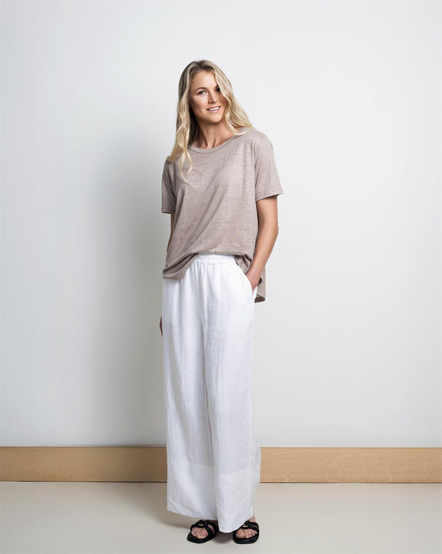 White Lou Wide Pants