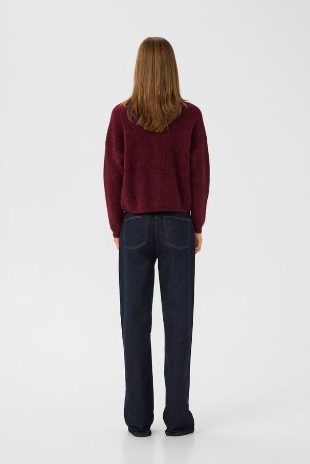 Burgunder AlphaGZ Short Cardigan - Stilshoppen