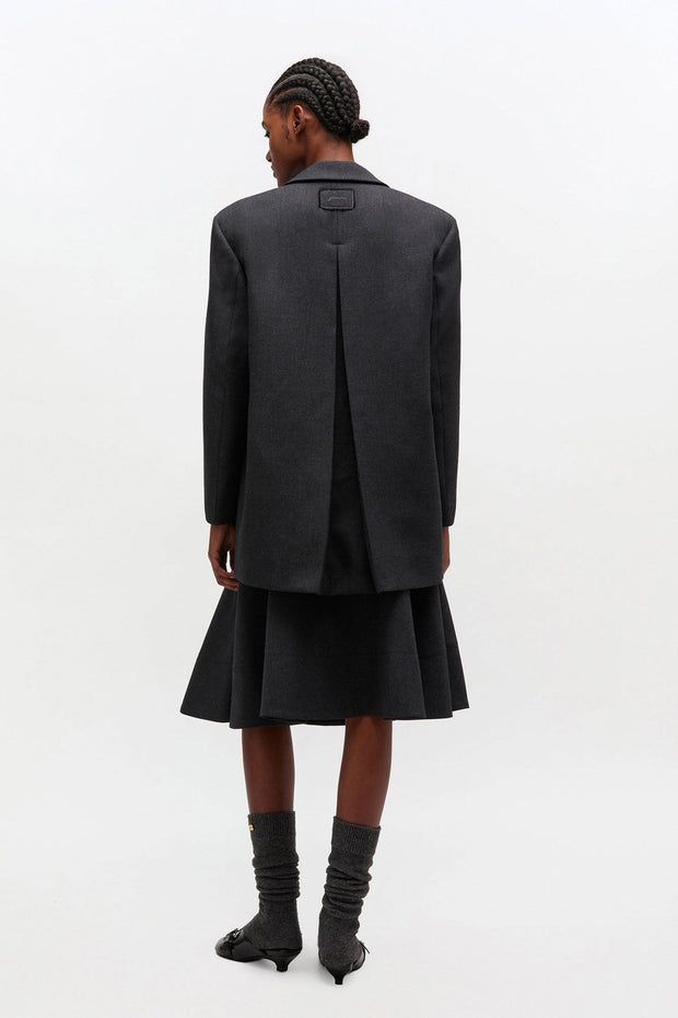 Mørkegrå Suiting Wool Blazer