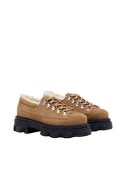 Cognac Cleated Derbies Suede - Stilshoppen