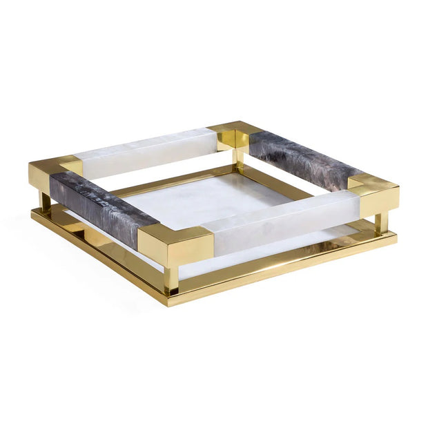 Sort/Hvit Mustique Tray
