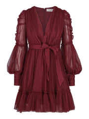 Bordeaux Aurora Dress - Stilshoppen