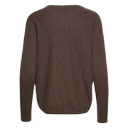 Cacao Curved Sweater - Stilshoppen