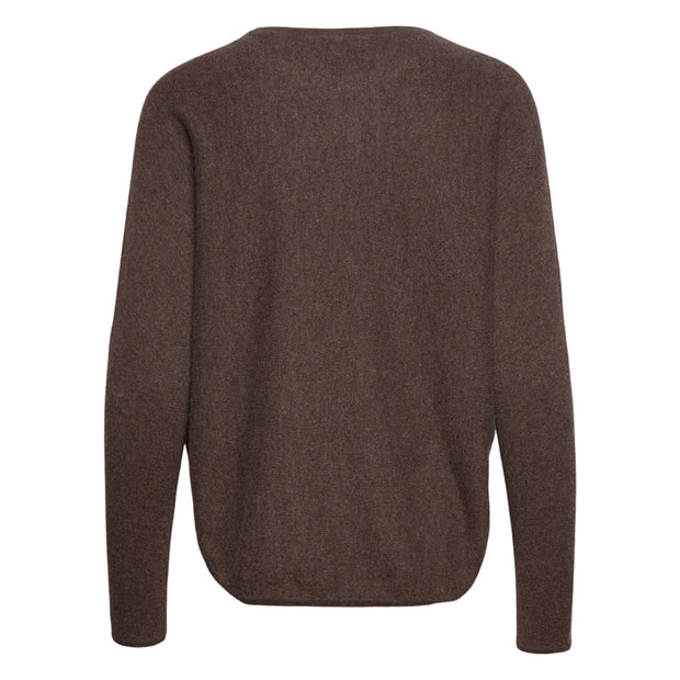 Cacao Curved Sweater - Stilshoppen