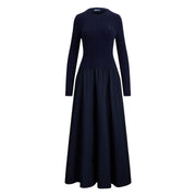 Navy Flare Dress - Stilshoppen