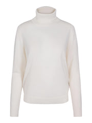 Creme Merino Roll Neck - Stilshoppen