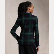 Multi Plaid Wool Twill Blazer