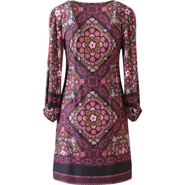 Wine Malayah Dress - Stilshoppen