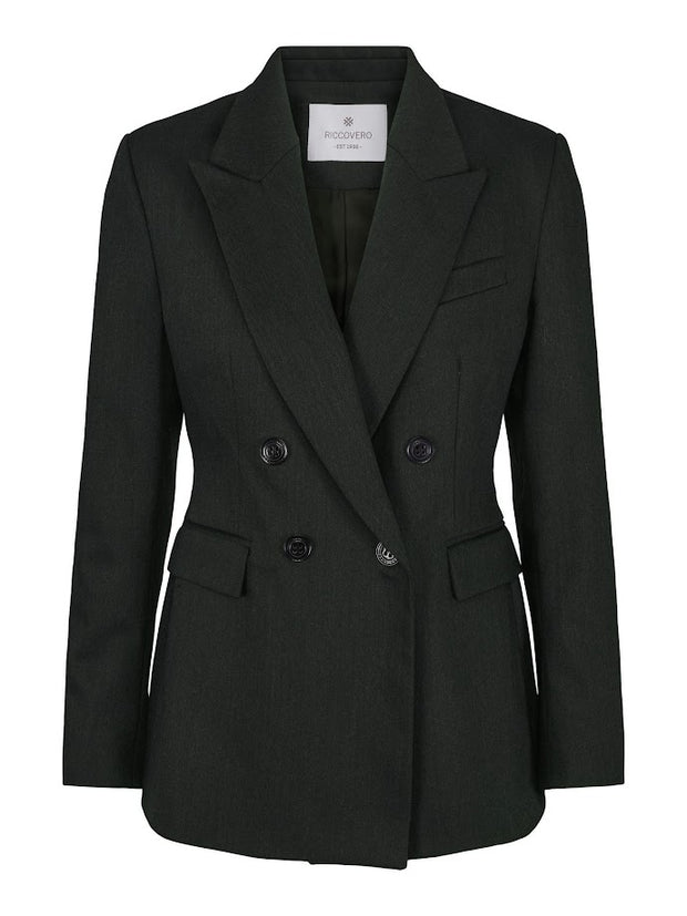 Mørkegrønn Johanna Blazer - Stilshoppen