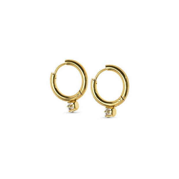 Oline Crystal Hoop Earrings