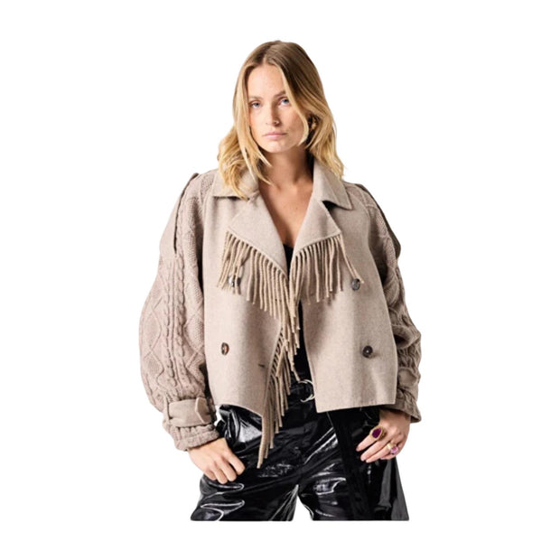 Beige Manteau Trenche - Stilshoppen