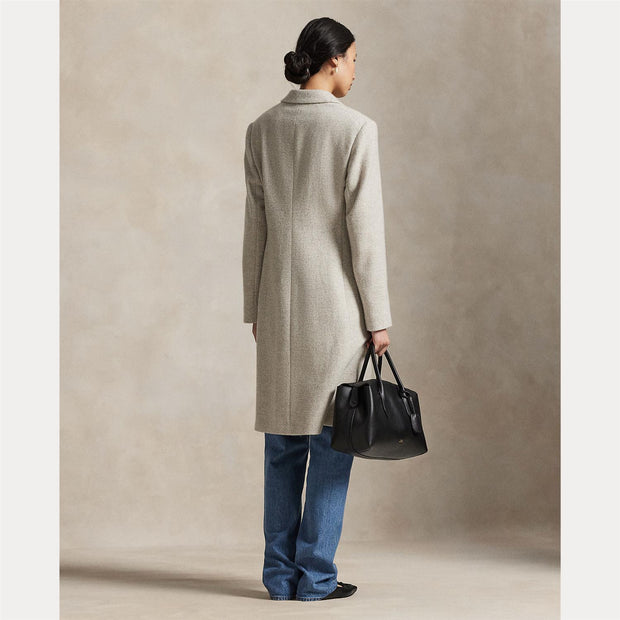 Crem Grey Woven Coat
