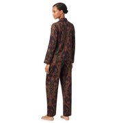 Lrl L/s Notch Collar Long Pant Pj Set