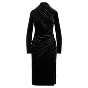 Black Velvet Felrad Day Dress