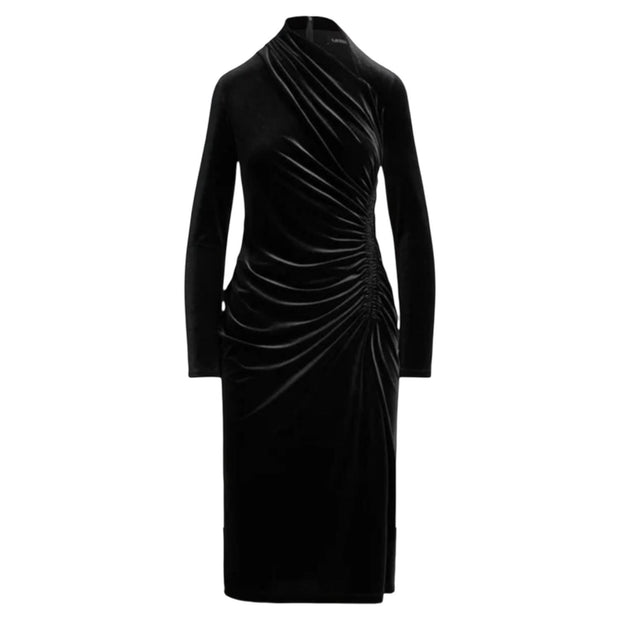 Black Velvet Felrad Day Dress