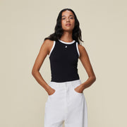 Sort Ida Tank top - Stilshoppen