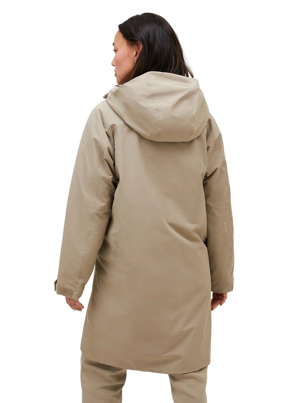 Beige Treeline Insulated Parka - Stilshoppen