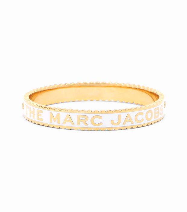 Cream/gull The Medallion LG bangle - Stilshoppen